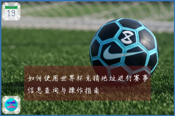 如何使用世界杯竞猜地址进行赛事信息查询与操作指南